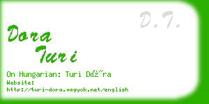 dora turi business card